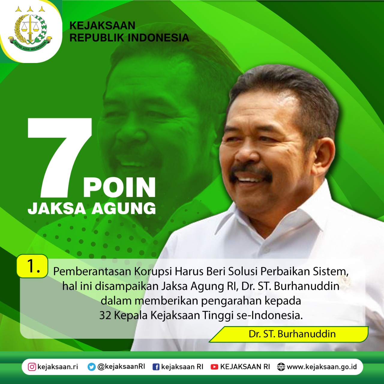 7 POIN JAKSA AGUNG RI