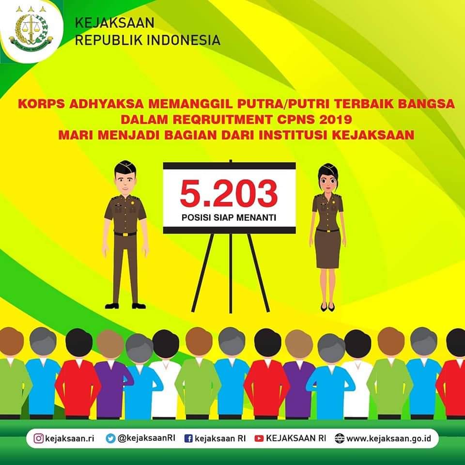 REKRUTMEN PEGAWAI KEJAKSAAN RI